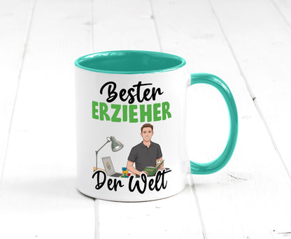Bester Erzieher | Pädagoge Schule v2 Geschenk Humor Geschenkidee lustiger
