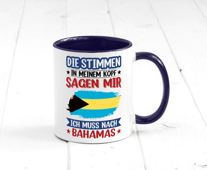 Bahamas | Urlaub Stimmen in meinem Kopf Traumland Geschenk Humor Geschenkidee