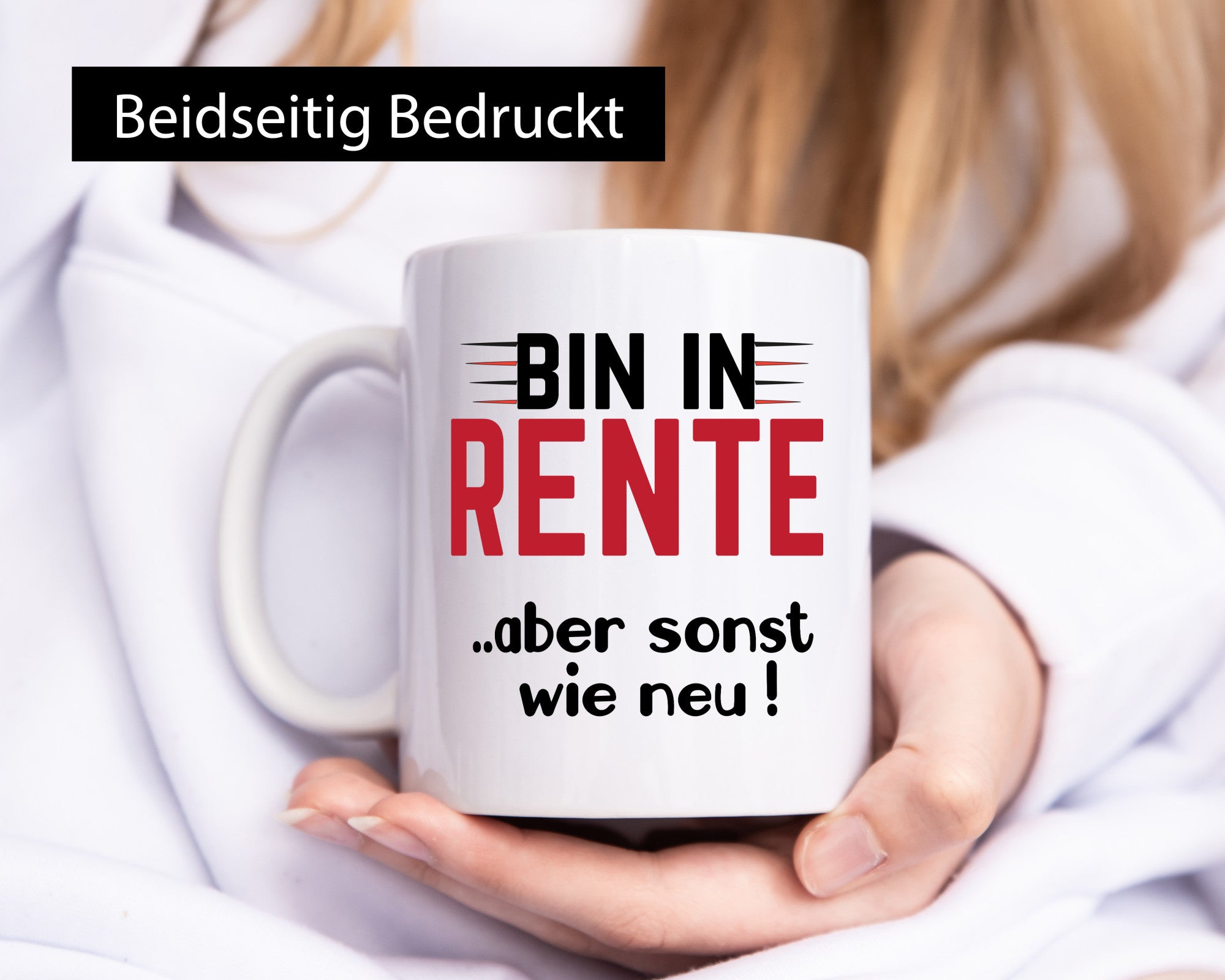 Bin in Rente aber sonst wie neu | Ruhestand Rentner Geschenk Jubiläum lustiger