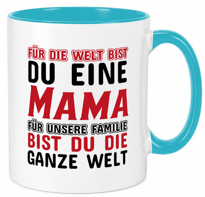 Beste mama der Welt lustiger Spruch Geschenk Familie Geschenkidee Tasse