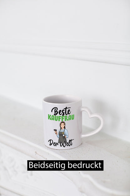 Beste Kauffrau | Kauffrauen v2 Humor Geschenkidee Tasse