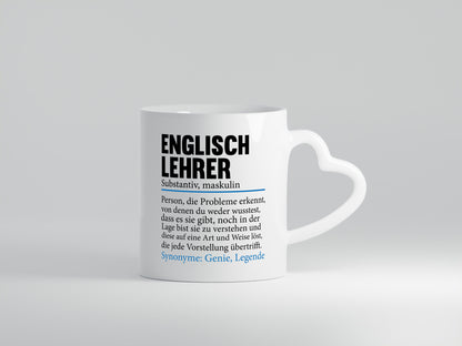 Englischlehrer | Lehrer Schule Englisch Geschenkidee Humor Tasse