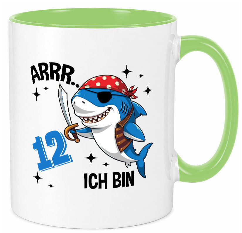 12. Geburtstag | 12 Jahre Arr Pirat Hai Piraten Geschenk Geschenkidee lustiger