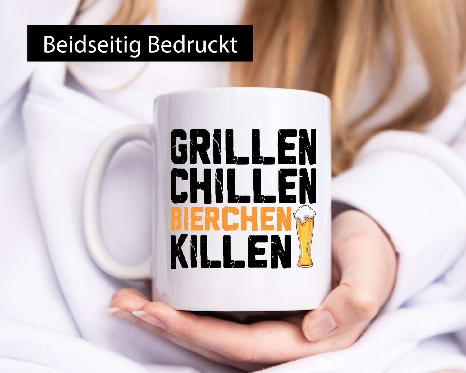 Grillen Chillen Bierchen Killen | Grillmeister Party Geschenk Humor