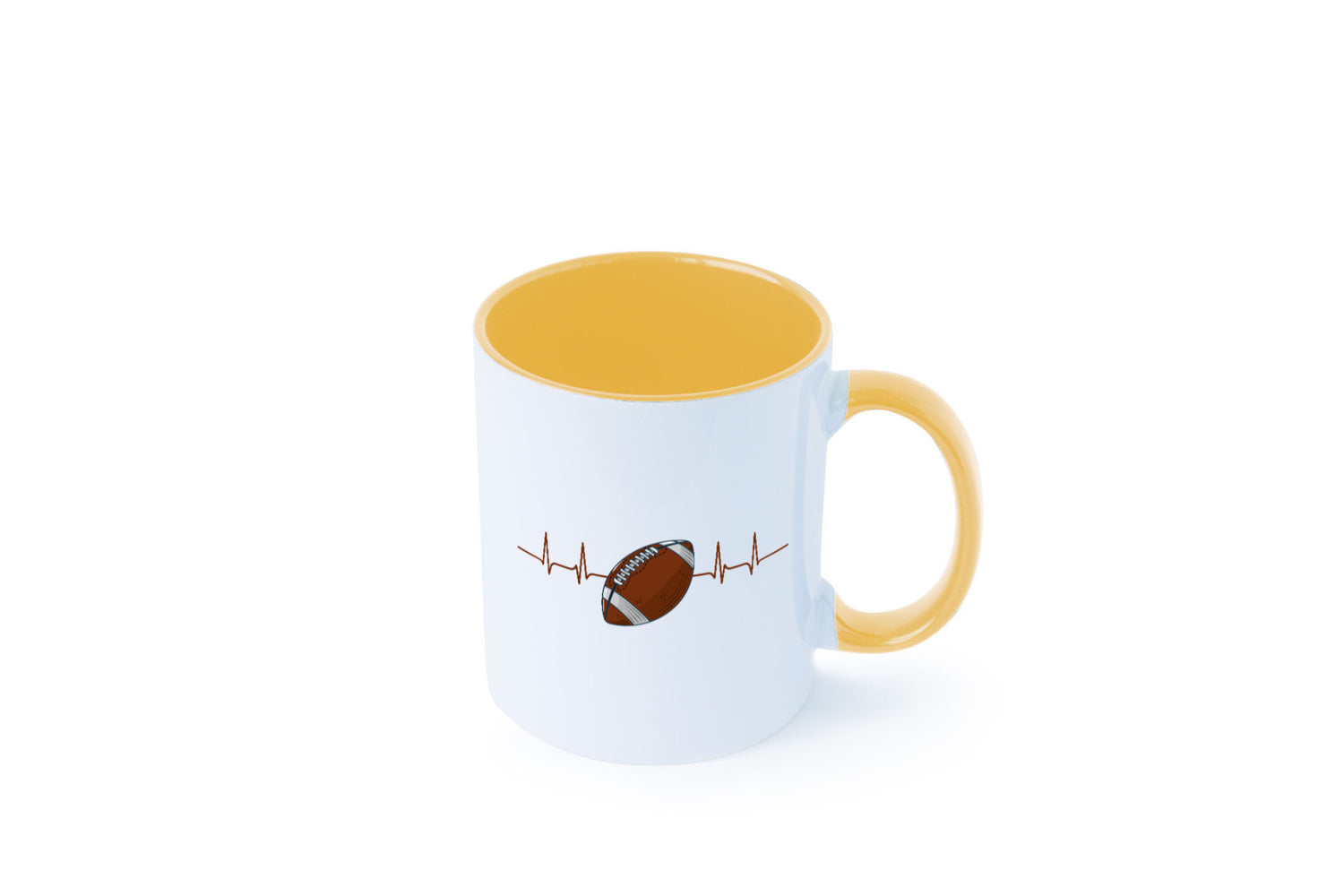 American Football Herzschlag | Footballer Superbowl Humor Geschenkidee Tasse