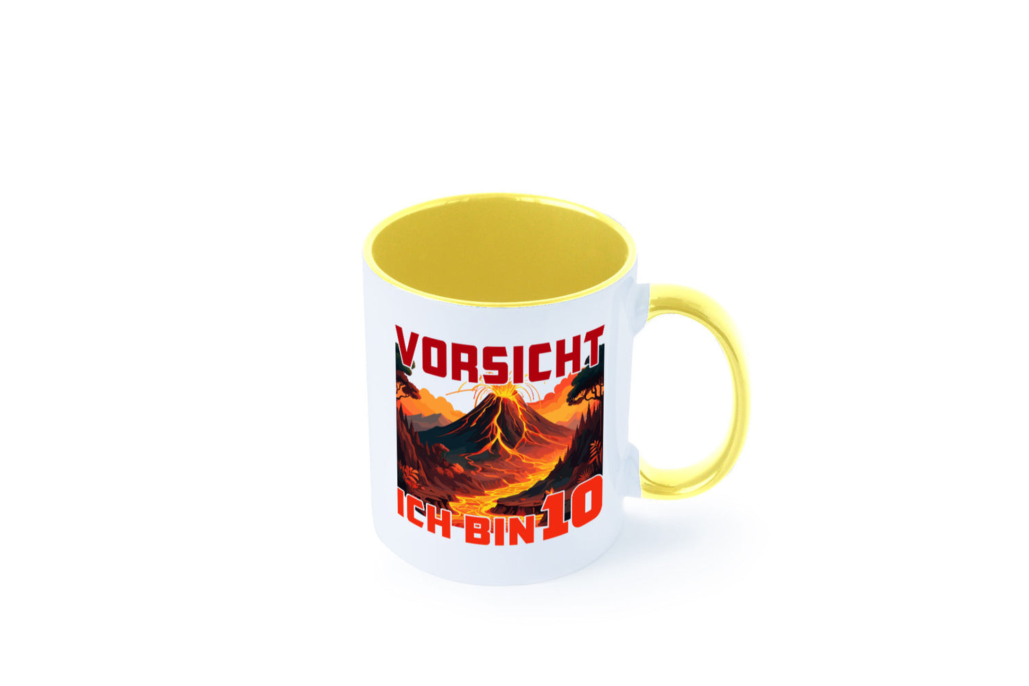 10. Geburtstag | 10 Jahre Vulkanausbruch Vulkan Humor Geschenkidee Tasse