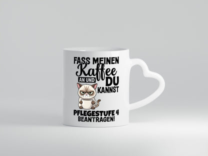 Fass meinen Kaffee an | Pflegestufe 4 Krankenschwester v3 Geschenkidee Humor