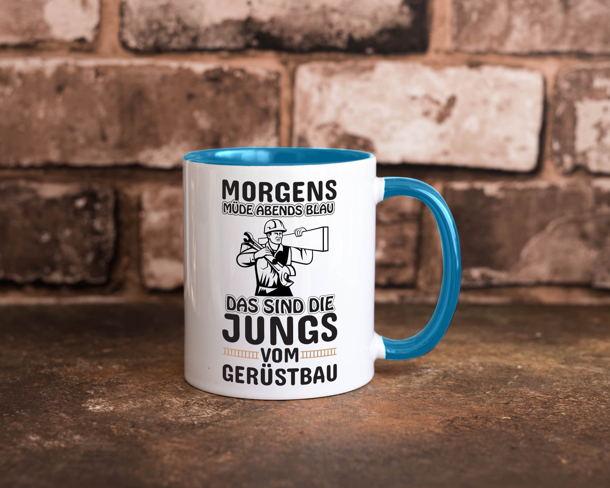 Jungs vom Gerüstbau | Gerüstbauer Tasse Baustelle Geschenk Humor Geschenkidee