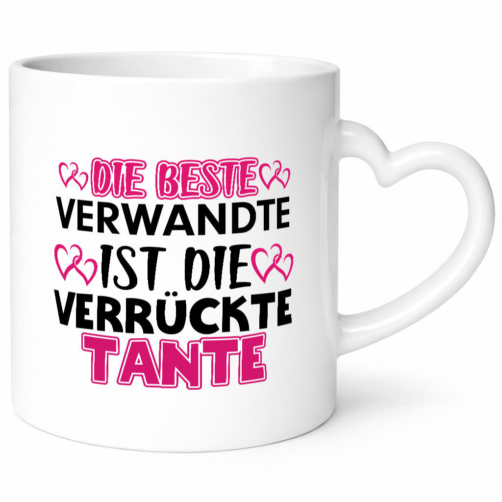 Verrückte Tante | Spruch Patentante Verwandtschaft lustiger Geschenk Humor
