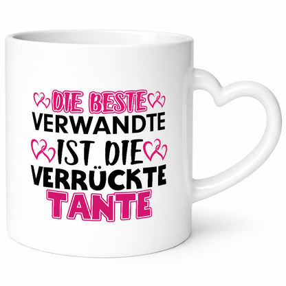 Verrückte Tante | Spruch Patentante Verwandtschaft lustiger Geschenk Humor