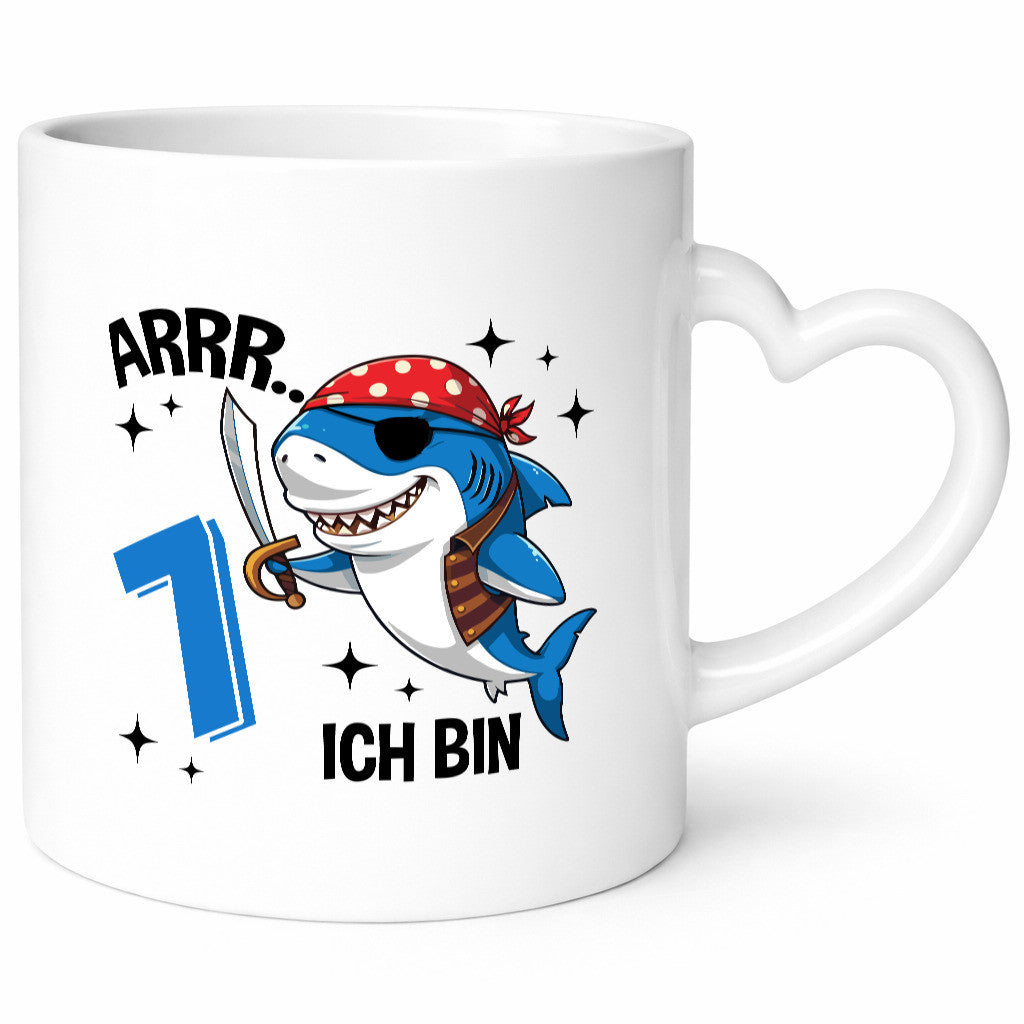 7. Geburtstag | 7 Jahre Arr Pirat Hai Piraten lustiger Spruch Geschenk
