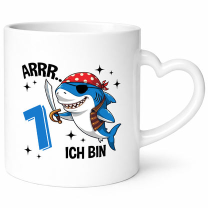 7. Geburtstag | 7 Jahre Arr Pirat Hai Piraten lustiger Spruch Geschenk