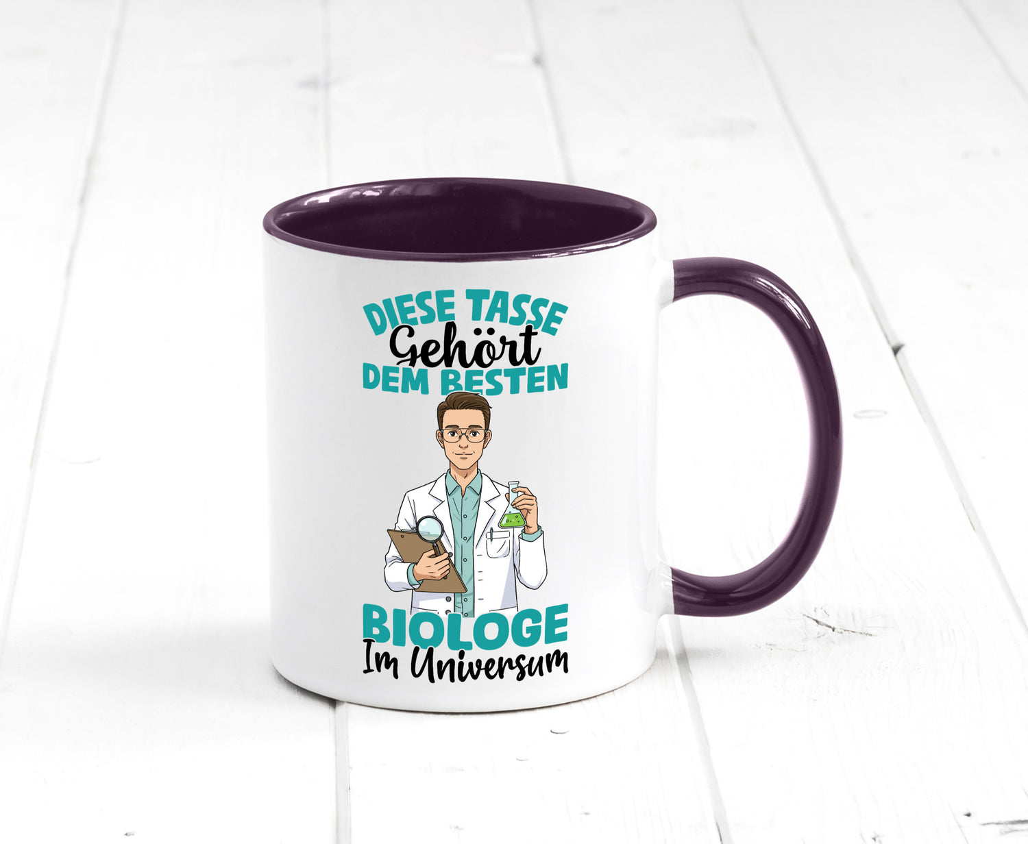 Im Universum: Biologe | Biologie Naturforscher Humor Geschenkidee Tasse