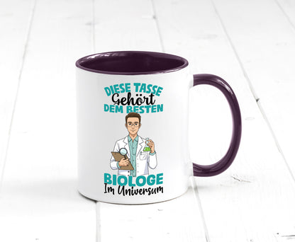 Im Universum: Biologe | Biologie Naturforscher Humor Geschenkidee Tasse