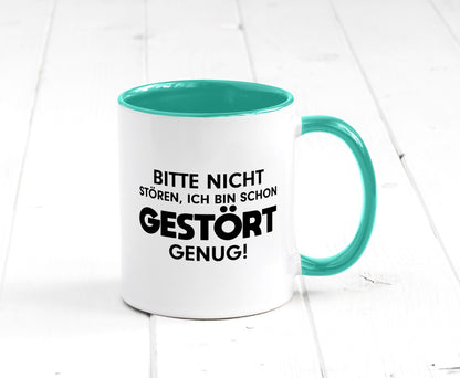 Bitte nicht stören | ich bin gestört Crazy lustig Humor Geschenkidee Geschenk