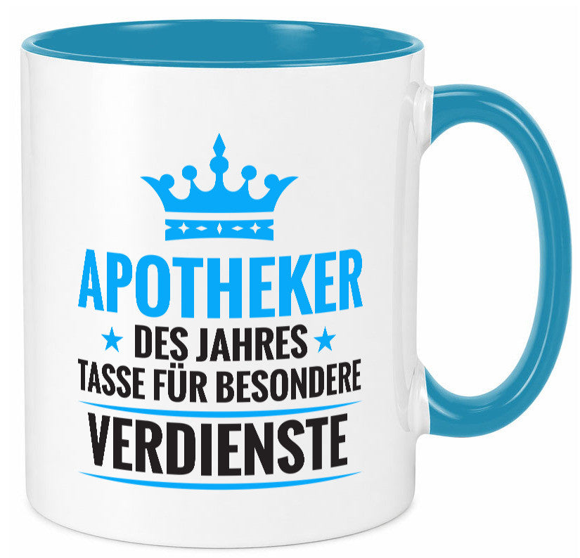 Besonderer Verdienst: Apotheker | Apotheke Pharmazie lustiger Spruch Geschenk