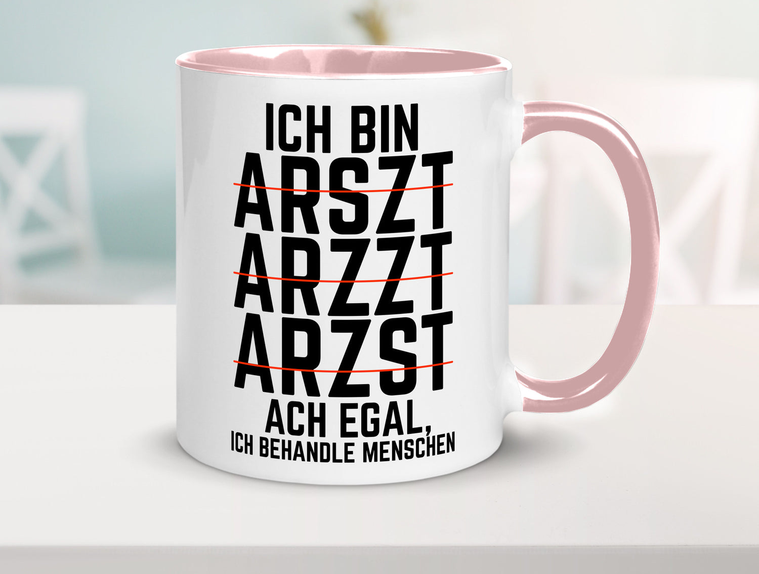 Ich bin Arzt | Rechtschreibung Klinik lustiger Spruch lustig Humor Geschenkidee
