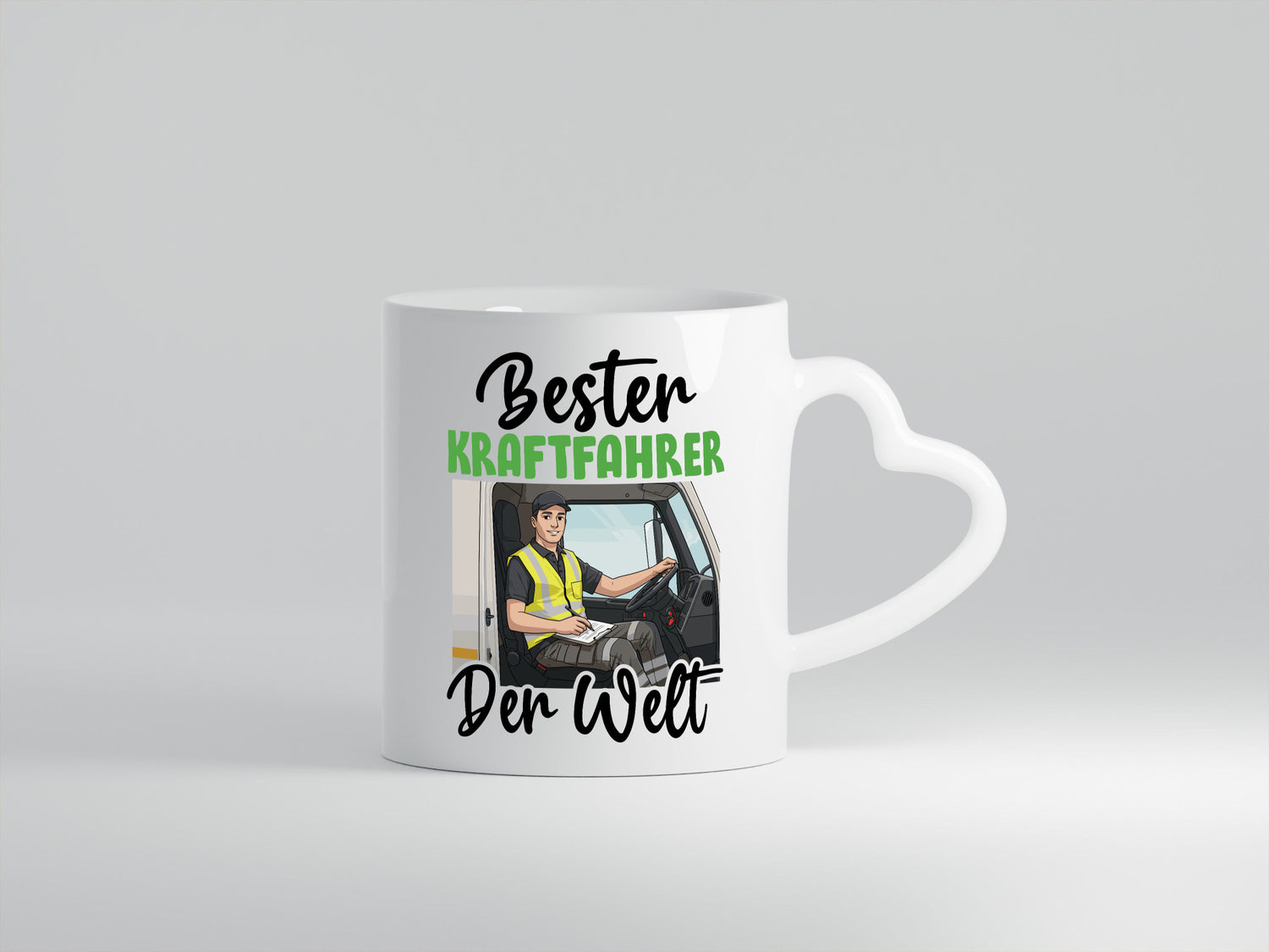 Bester Kraftfahrer | Lastwagen LKW Fahrer v2 Humor Geschenkidee Tasse