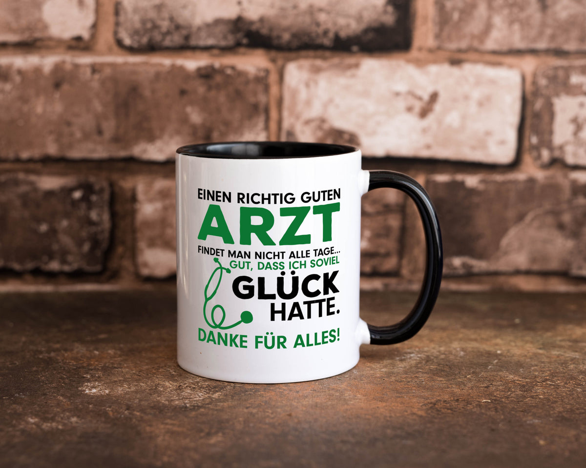 Richtig guter Arzt | Dankeschön Tasse Ã„rzte Spruch Geschenk Humor Geschenkidee