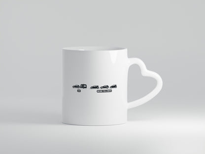 Ich | Meine Follower Camper Autos lustig Humor Geschenkidee Geschenk Tasse