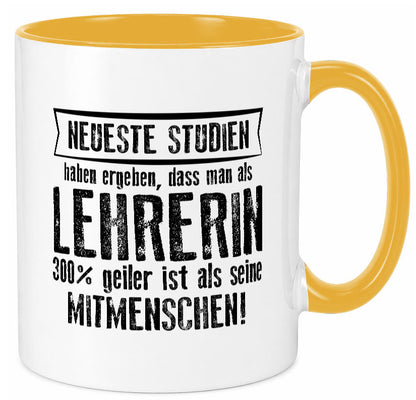 Neuste Studien: Lehrerin | Schule Beruf Schüler Humor Arbeit Kollegen Büro Tasse