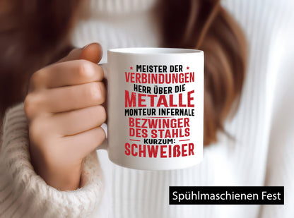 Mr. Über Die Metalle Welder | Welding Gift Idea Humor Mug
