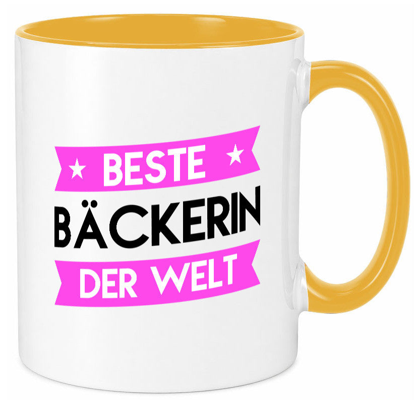 Beste Bäckerin | Bäckerei Frauen Backen lustig Humor Geschenkidee Geschenk Tasse