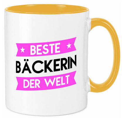 Beste Bäckerin | Bäckerei Frauen Backen lustig Humor Geschenkidee Geschenk Tasse