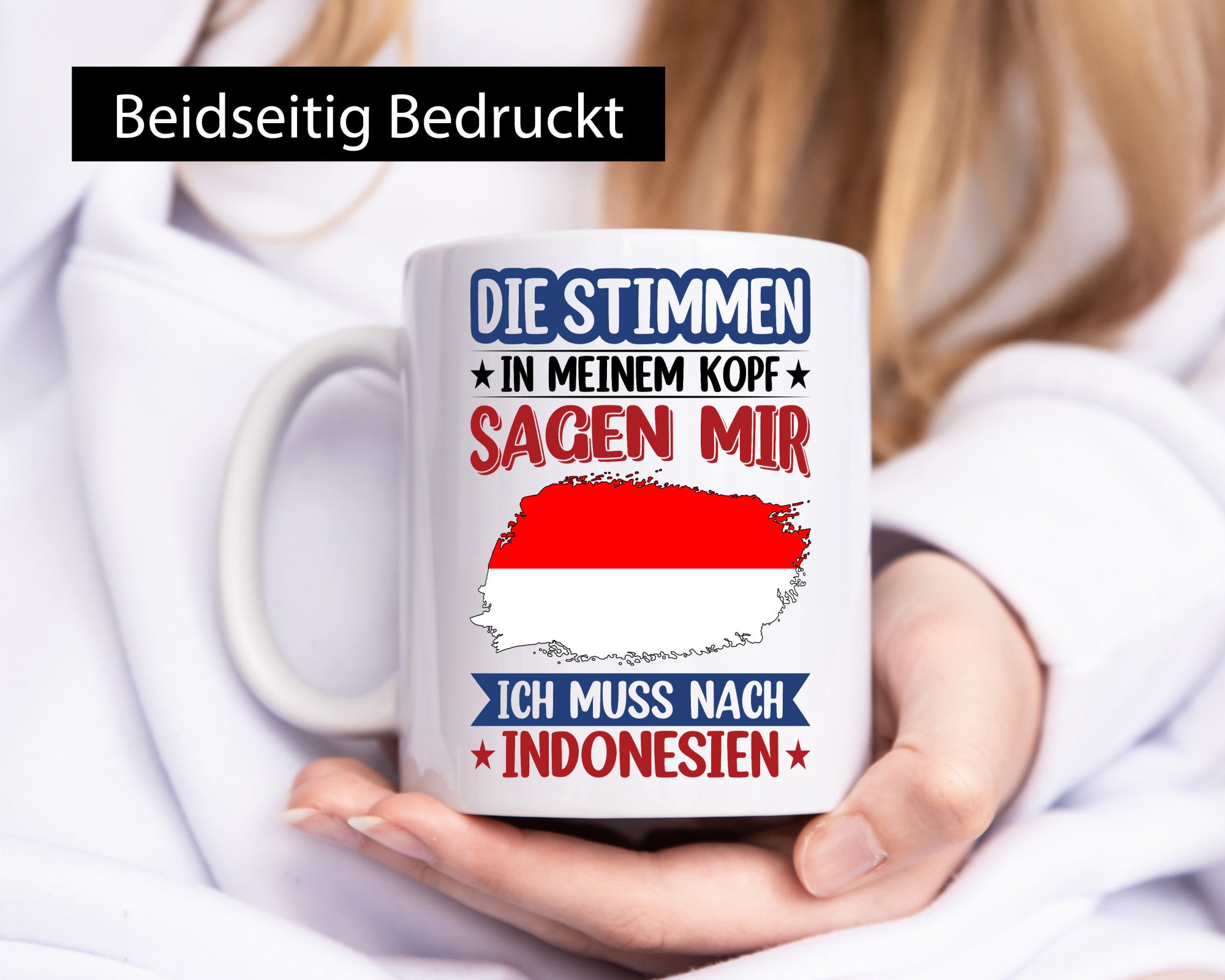 Indonesien | Urlaub Stimmen in meinem Kopf Traumland Geschenk Humor