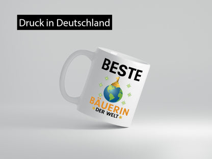 Welt Beste Bäuerin | Bauernhof Landwirtschaft Geschenkidee Humor Tasse