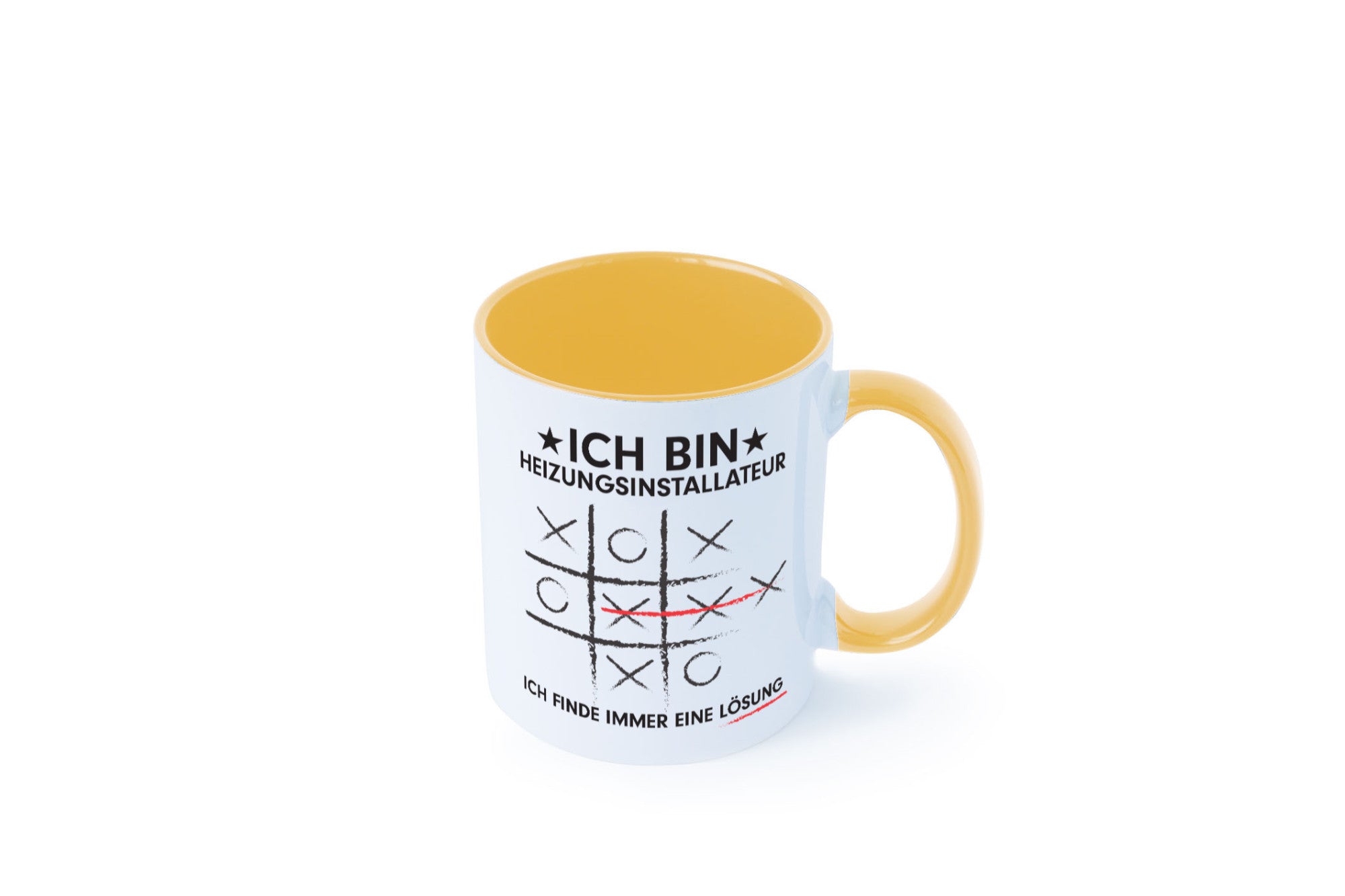 Löse Probleme: Heizungsinstallateur | Heizungsbauer Humor Geschenkidee Tasse