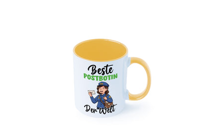 Beste Postbotin | Beruf Post Briefträger v2 lustig Arbeit Kollegen Büro