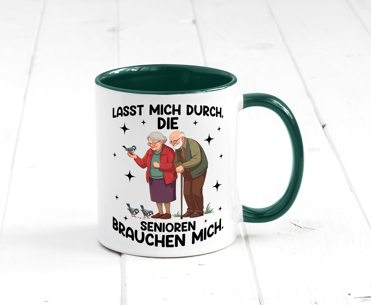 Senioren brauchen mich | Altenpflege Pflegekraft lustiger Spruch Geschenk Humor