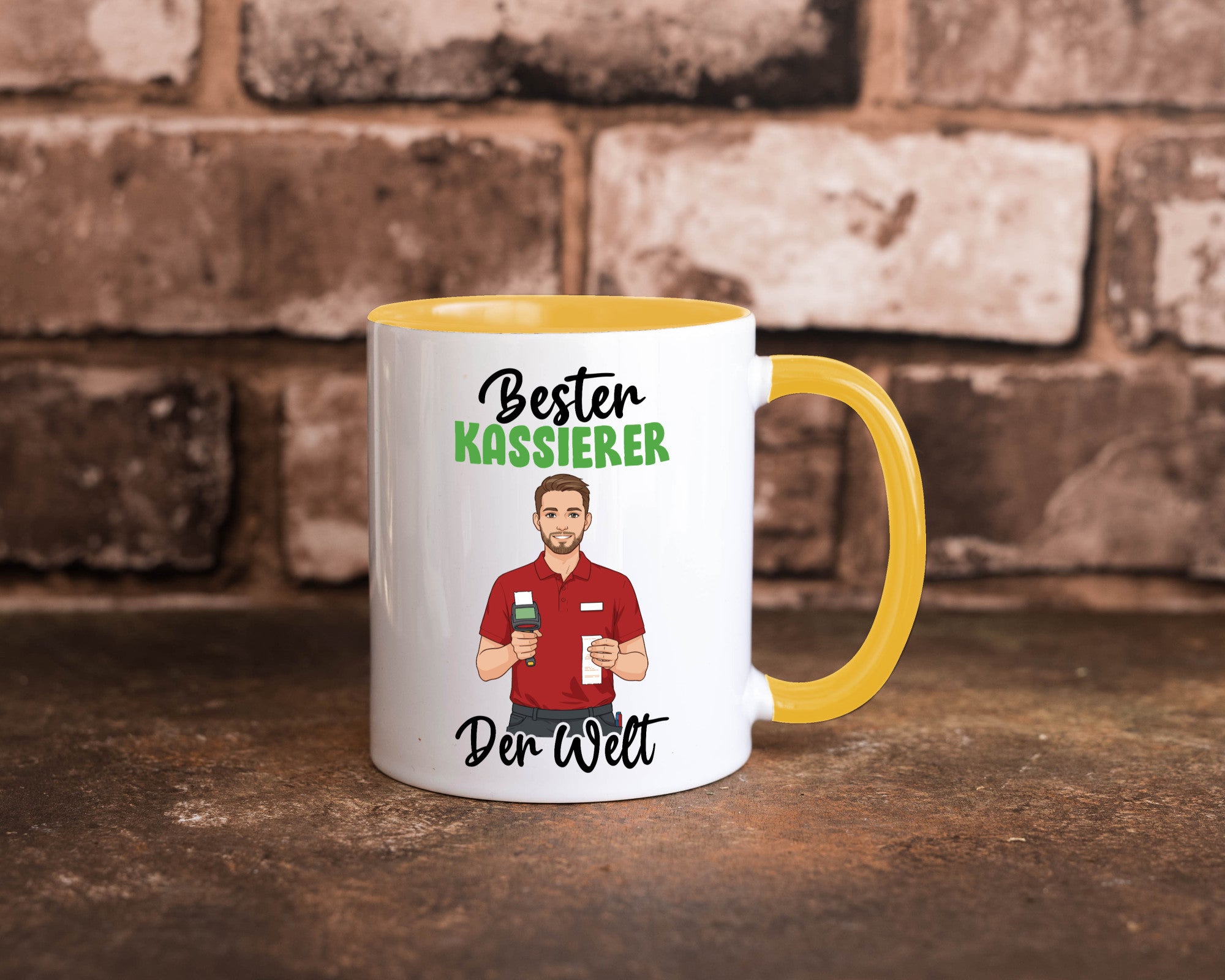 Bester Kassierer v2 Geschenkidee Humor Tasse