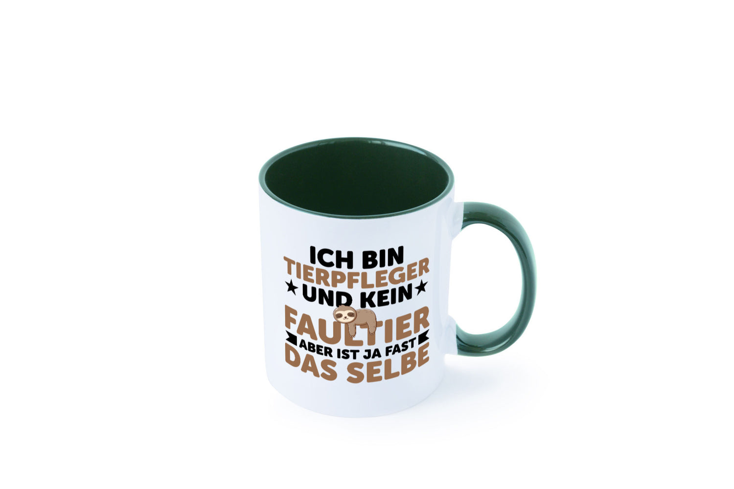 Ich bin kein Faultier: Tierpfleger | Pflegeberuf Tierheim v2 lustiger Spruch