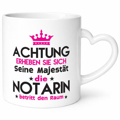 Seine Majestät Notarin | Juristin Humor Geschenkidee Tasse