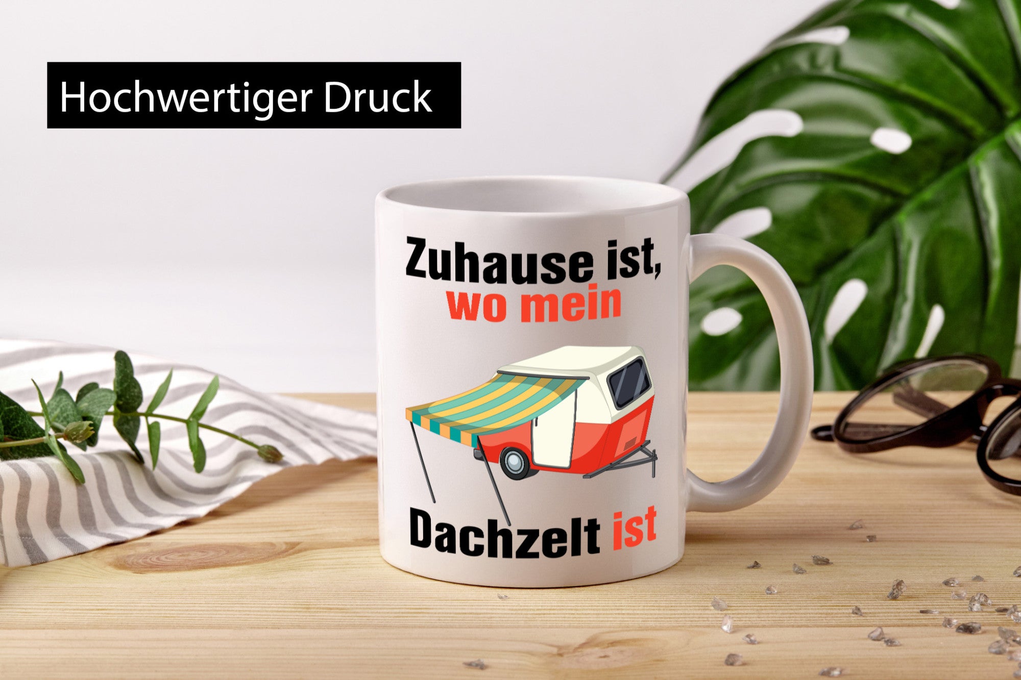 Zuhause ist wo mein Dachzelt | Zelten Campen lustig Humor Geschenkidee Geschenk