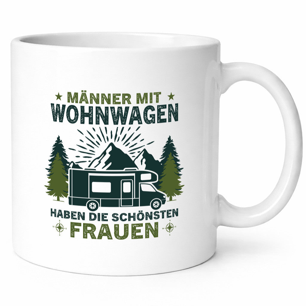 Männer mit Wohnwagen | Schönste Frauen Camping Humor Geschenkidee Tasse
