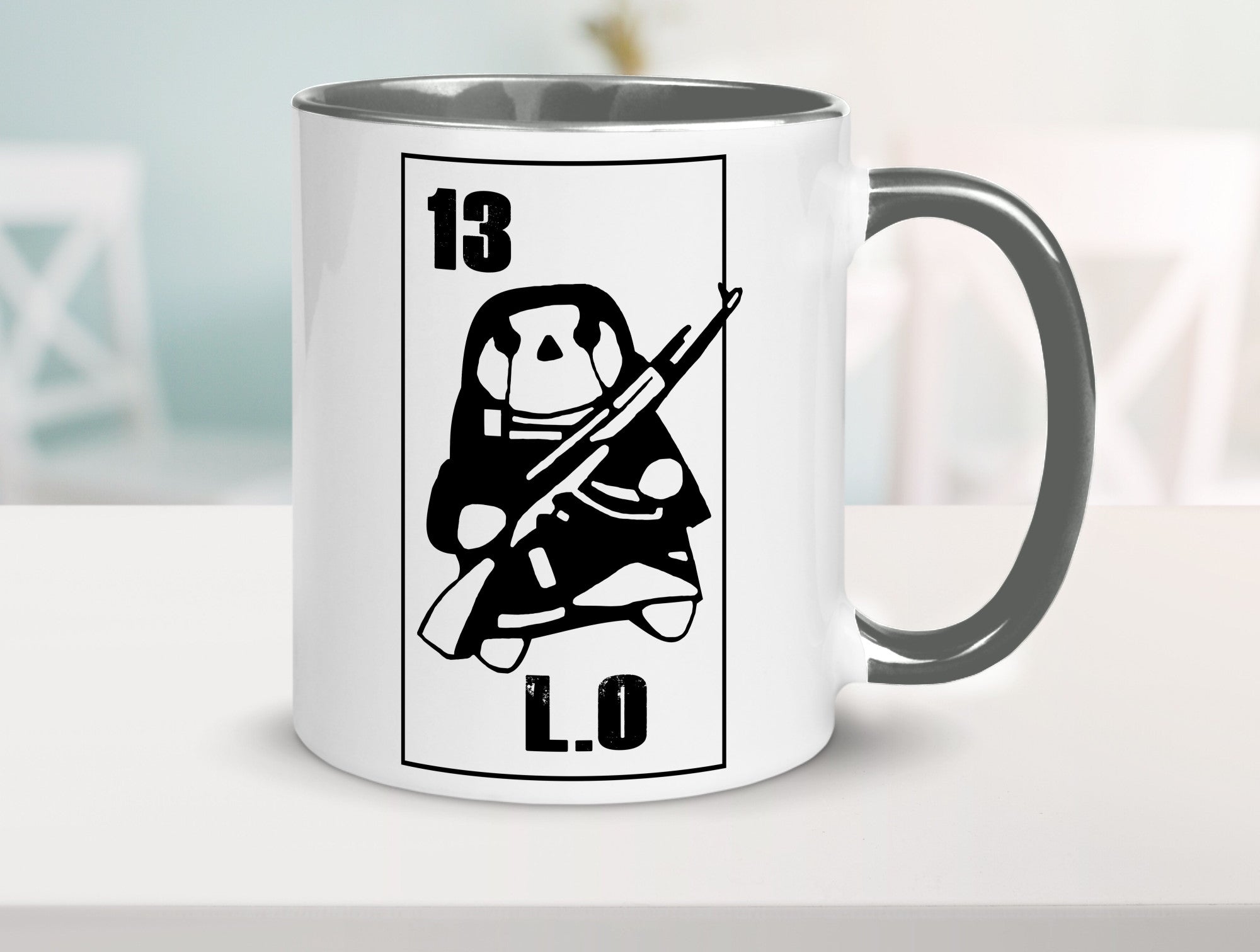 13 L.O lustiger Spruch Geschenk Humor Geschenkidee Tasse