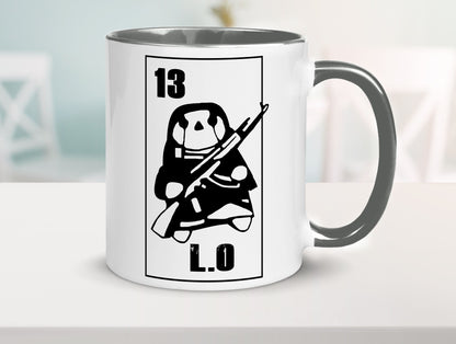 13 L.O lustiger Spruch Geschenk Humor Geschenkidee Tasse