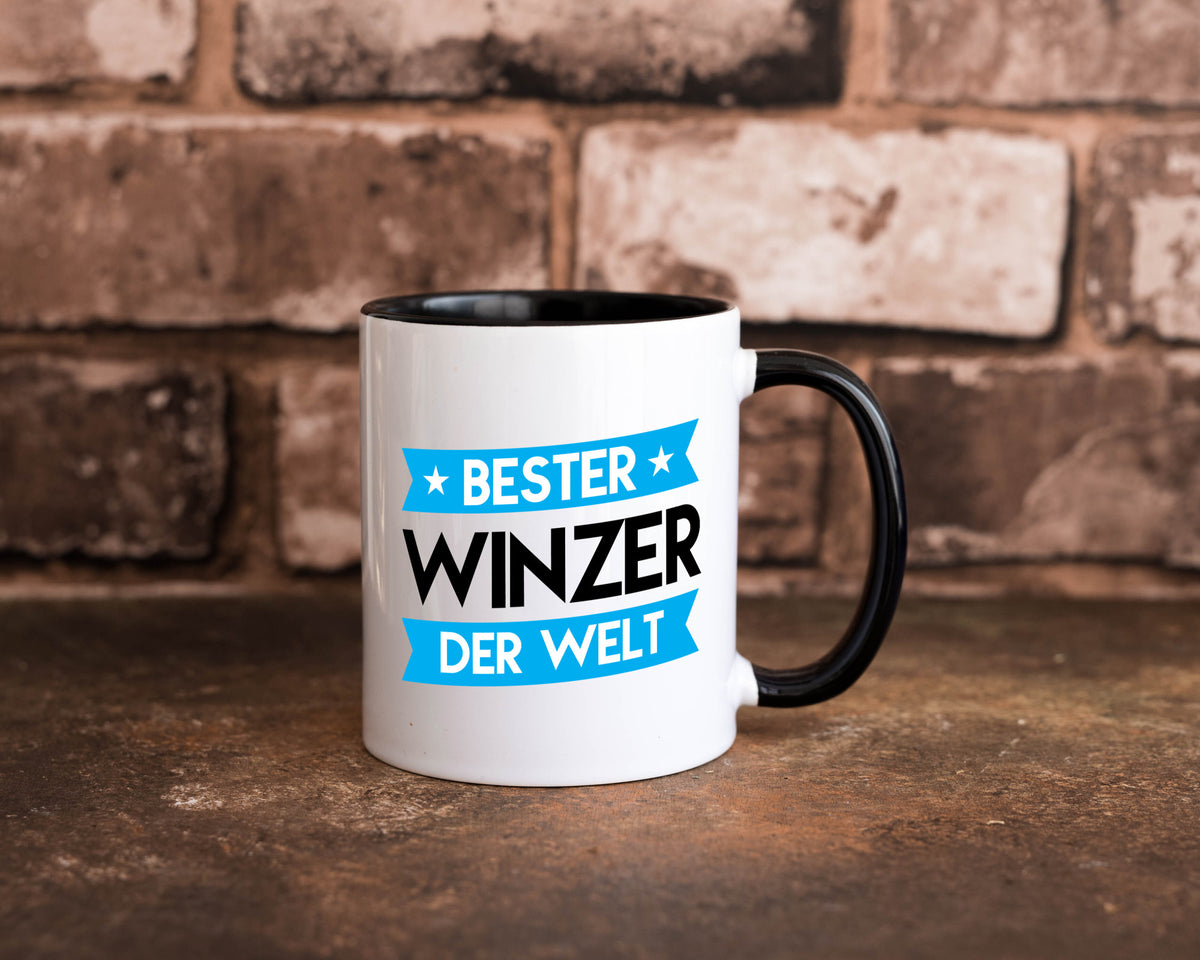 Bester Winzer | Weinbauer Wein Geschenk Humor Geschenkidee lustiger Spruch Tasse