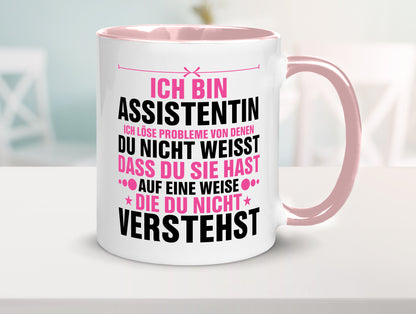 Löse Probleme: Assistentin | Assistenz Hilfskraft lustig Humor Geschenkidee