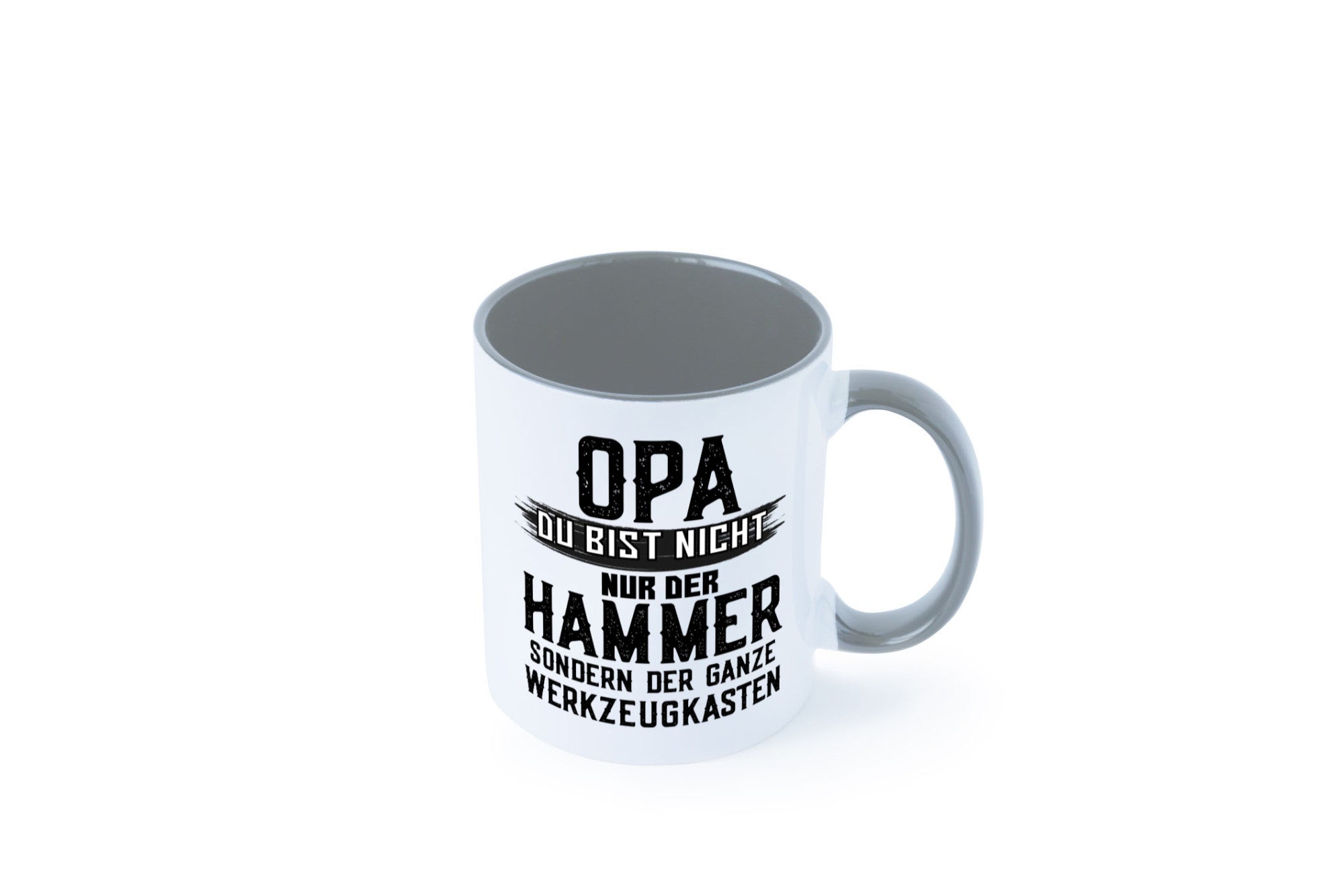 Opa ist der Hammer | Großvater Tasse Werkzeugkasten lustig Familie Geschenkidee