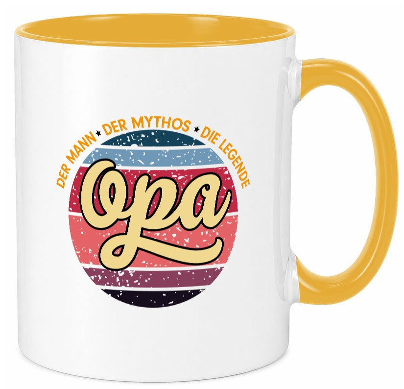 Die Legende Opa | Großvater Spruch Enkelkinder Geschenk Familie Geschenkidee Tasse