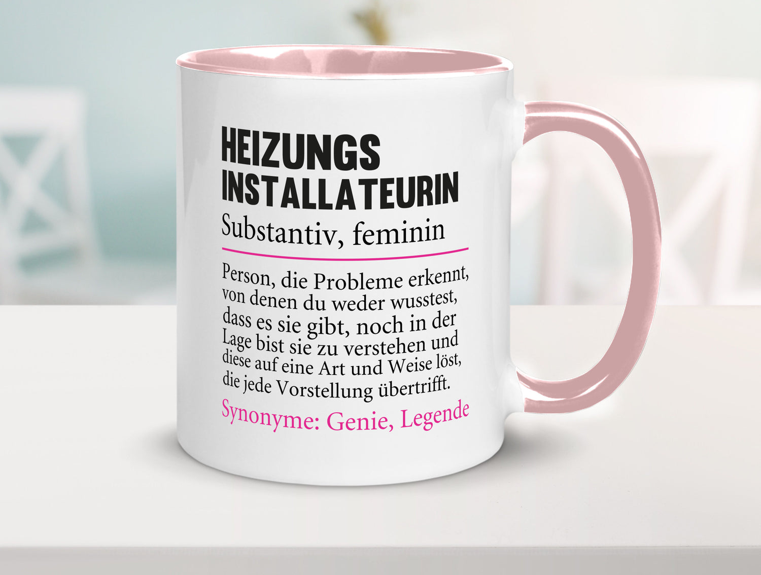 Heizungsinstallateurin | Beruf Spruch Heizung Geschenkidee Arbeit Kollegen Büro