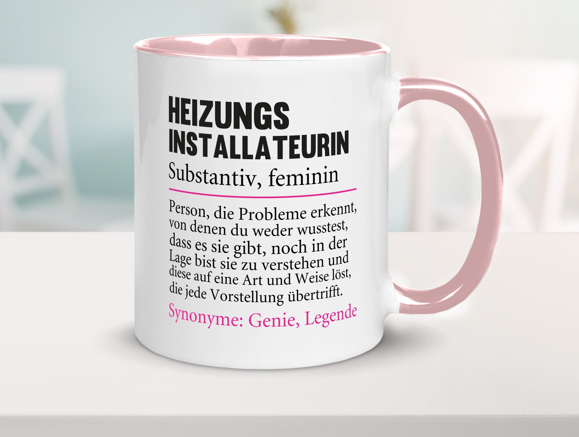 Heizungsinstallateurin | Beruf Spruch Heizung Geschenkidee Arbeit Kollegen Büro