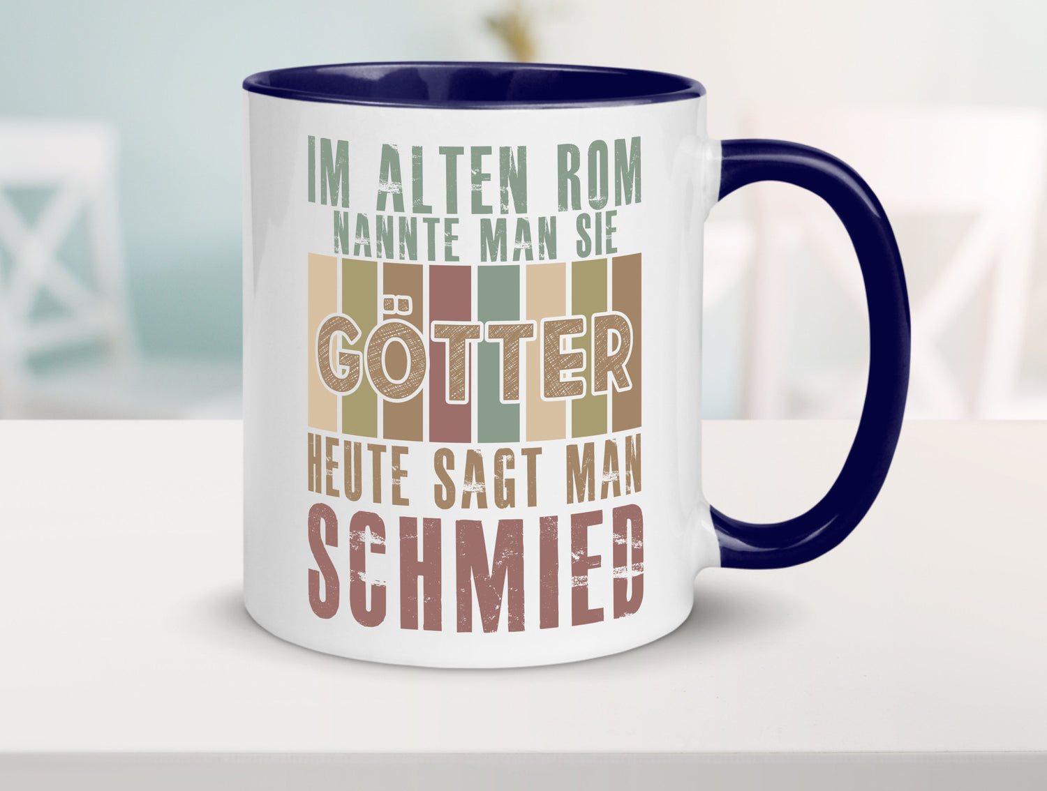 Heute sagt man: Schmied | schmieden lustig Humor Geschenkidee Geschenk Tasse