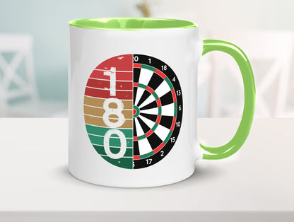 Dartsboard | Retro Dartspieler Kollege Freunde Geschenkidee Arbeit Kollegen