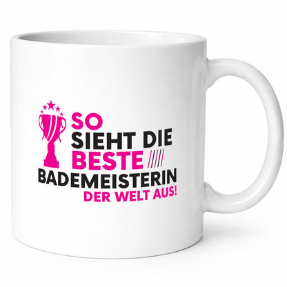 Die Weltbeste Bademeisterin | Schwimmmeisterin Geschenkidee Humor Tasse
