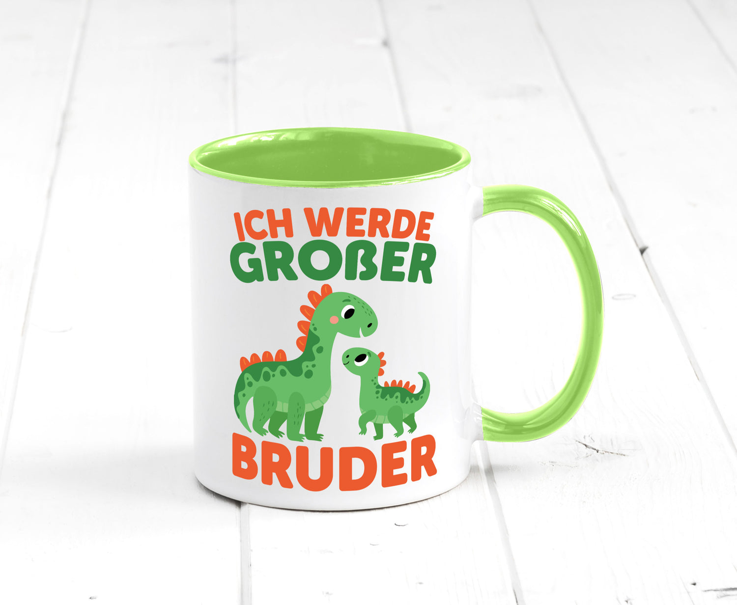 Ich werde Großer Bruder | Dino Brudersaurus lustig Humor Geschenkidee Geschenk